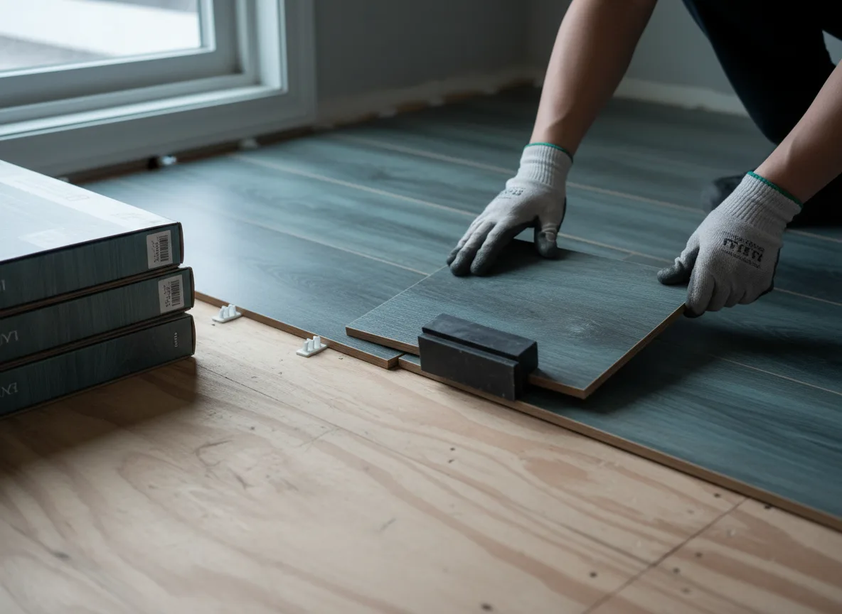 Luxury Vinyl Plank Installation company in New Burnside, IL